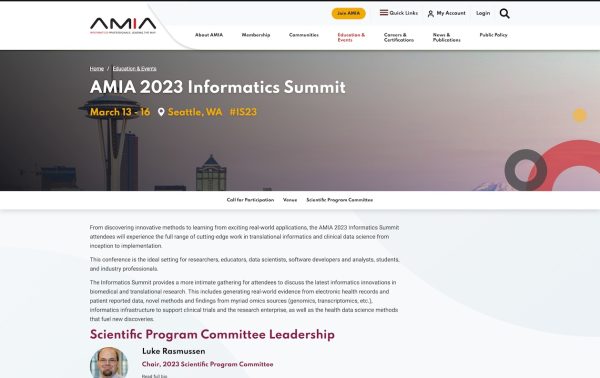 AMIA 2023 Informatics Summit