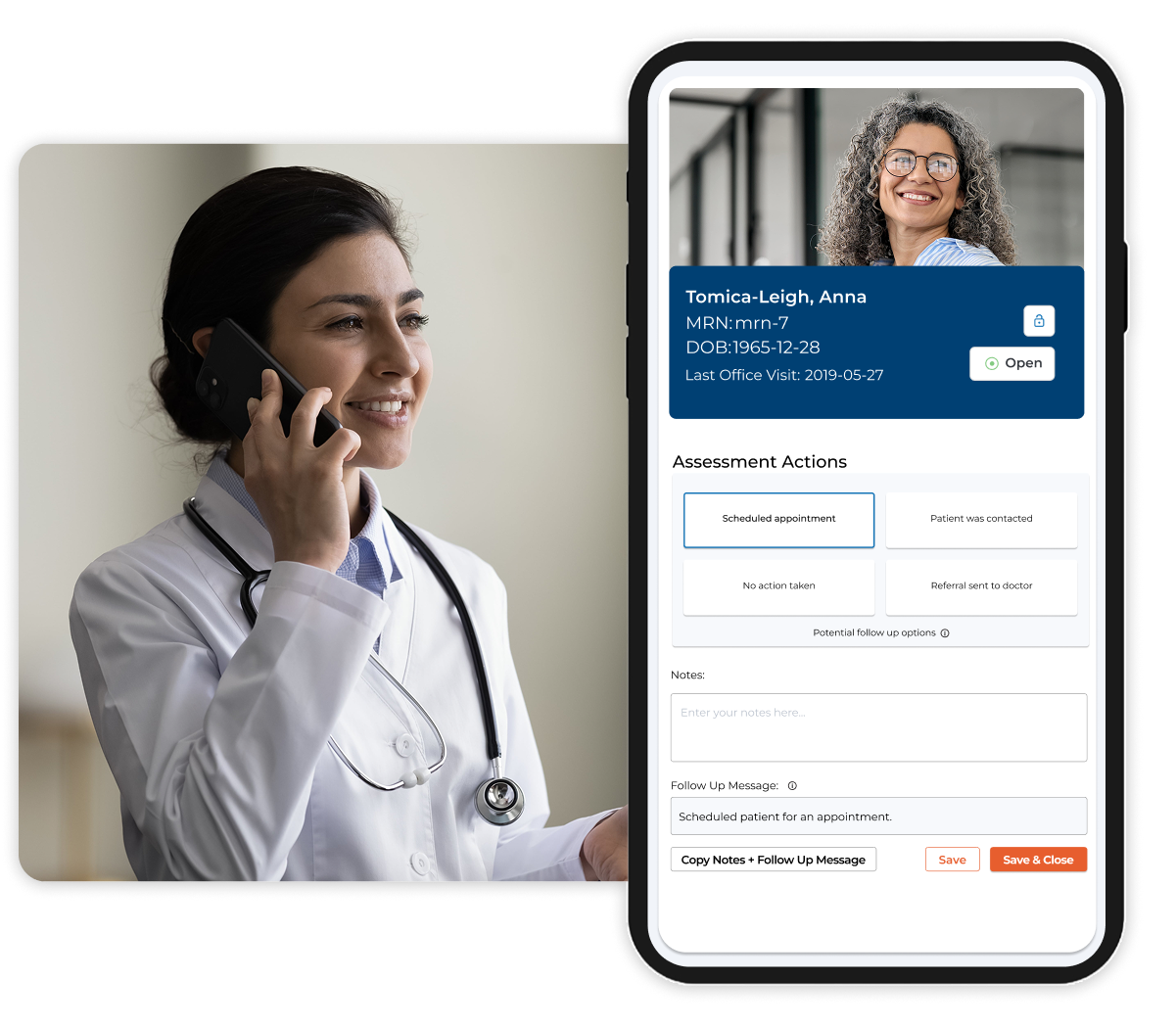 Reveal for Colorectal Cancer_Assessment Actions_Phone